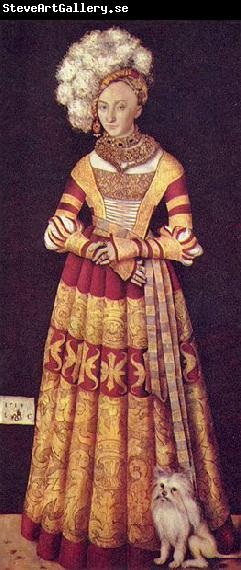 Lucas Cranach Portrat der Herzogin Katharina von Mecklenburg